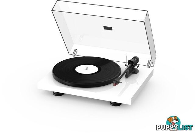 Pro-Ject Debut Carbon EVO Turntable (High Gloss White) with Ortofon 2M Red Cartridge