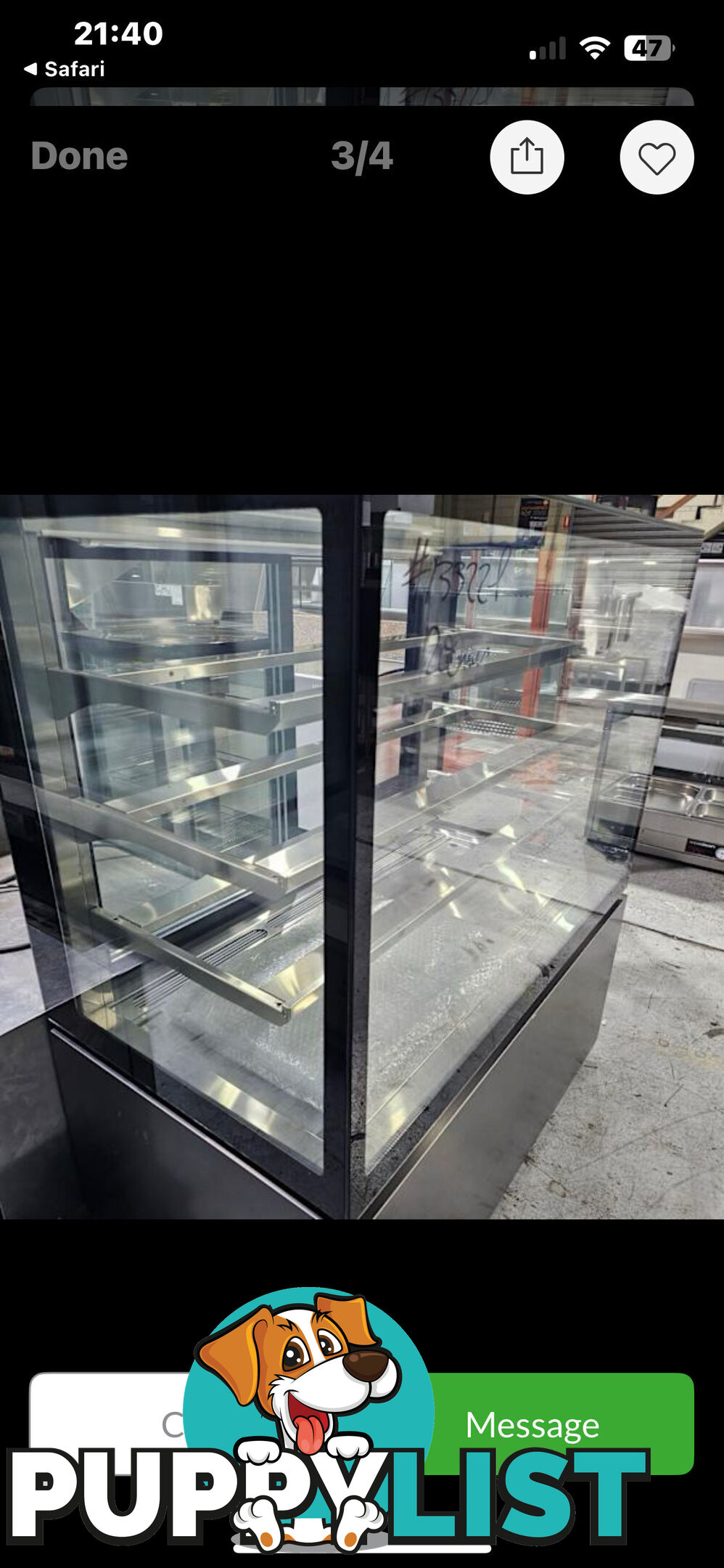 Anvil 4 Tiered sandwich cold display 1200mm
