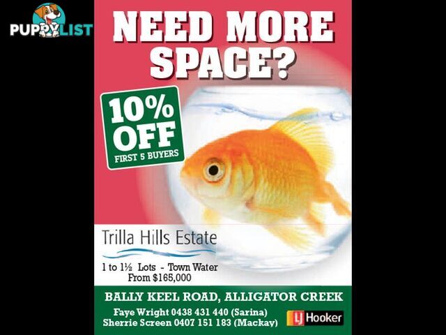 1-46 Trilla Hills Estate Bally Keel Road ALLIGATOR CREEK QLD 4740