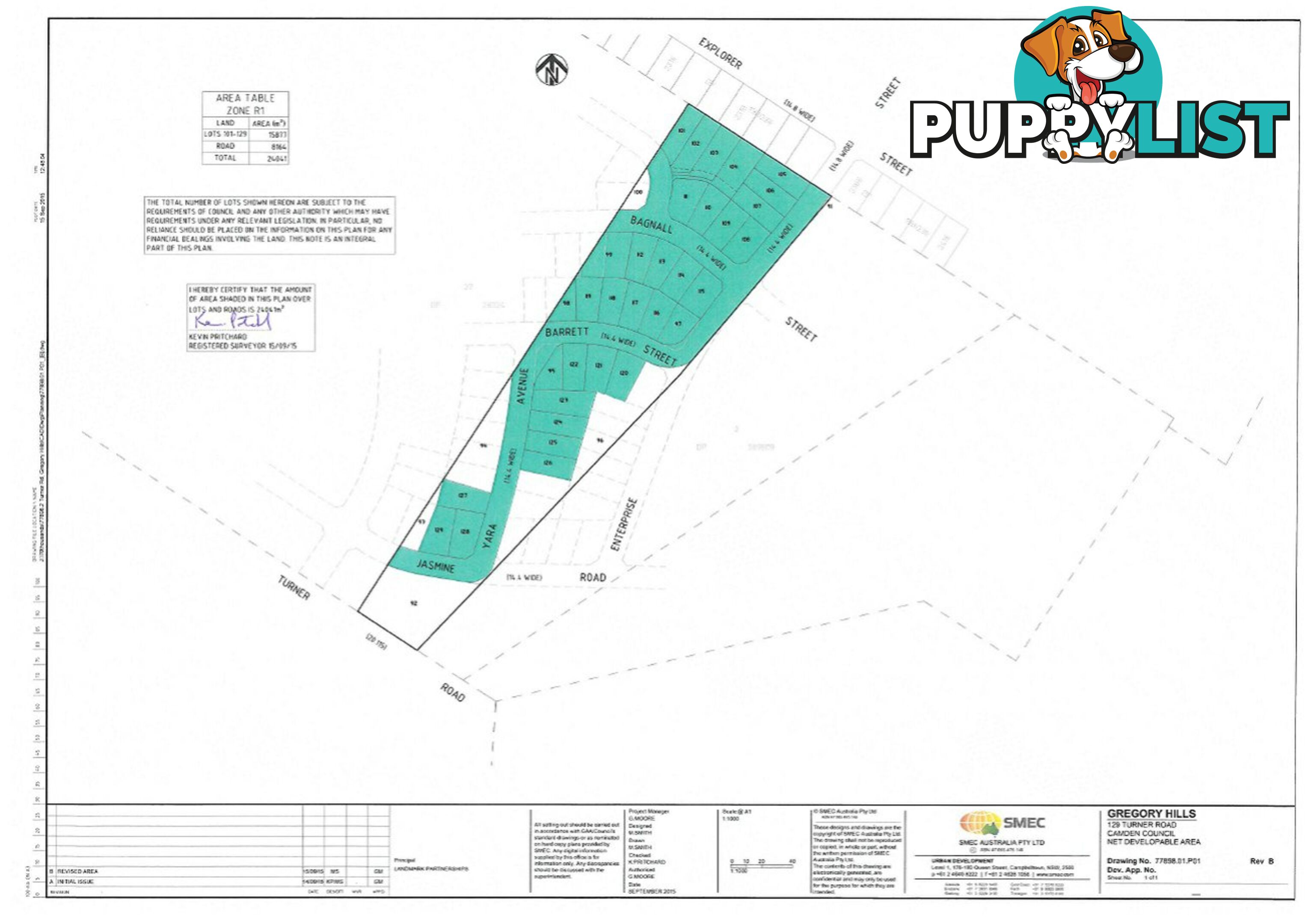 Lot 91-100 Turner Road GREGORY HILLS NSW 2557