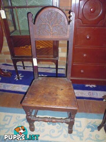 Chair, C1670, Oak, Slat Back, Yorkshire, 339674