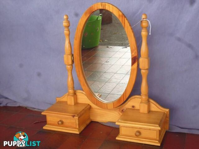 Pine Mirror on stand - 369732