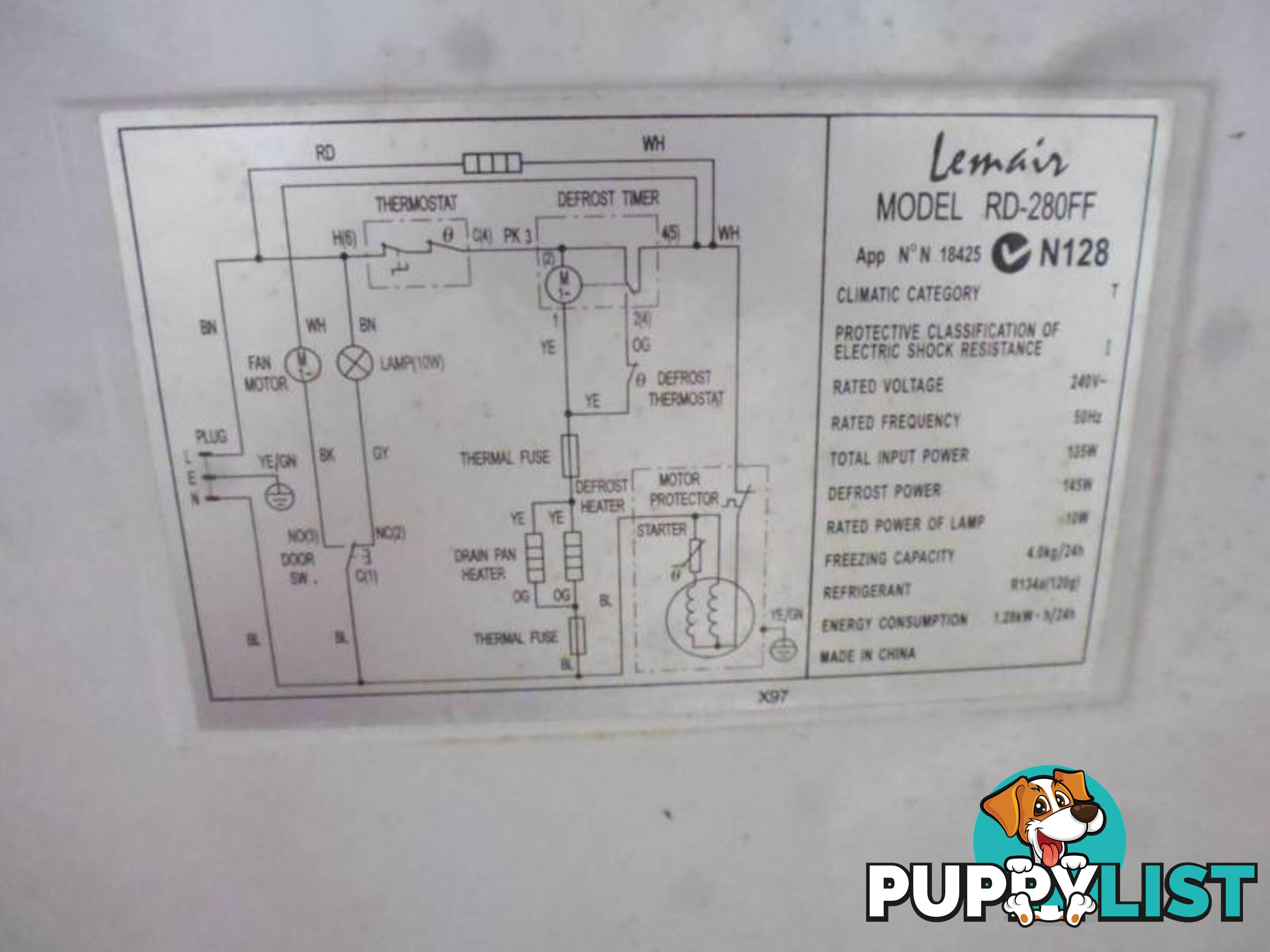 Lemair 2 Door Fridge, 369784