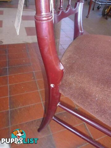 Chairs x 4, Spindle Back Rosewood 364724