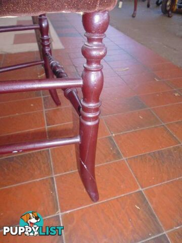 Chairs x 4, Spindle Back Rosewood 364724