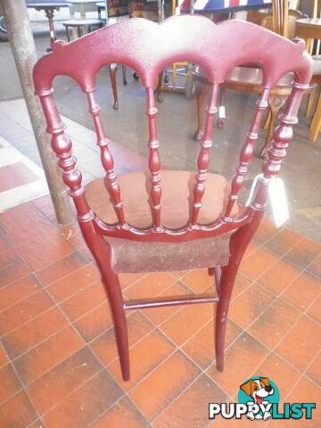 Chairs x 4, Spindle Back Rosewood 364724