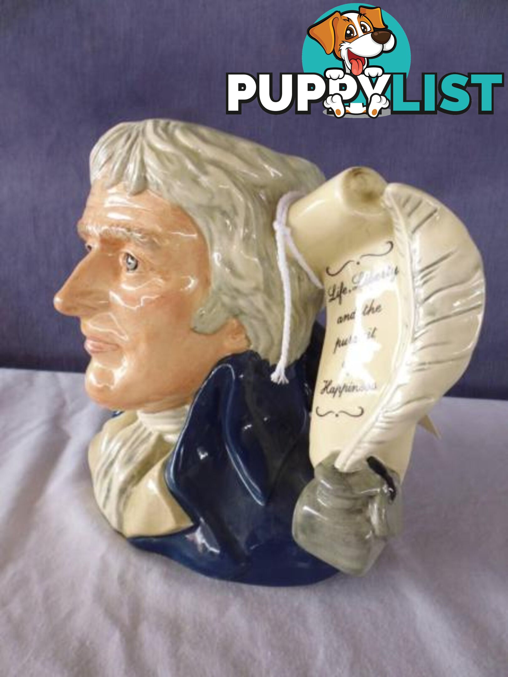 Toby Jug, Royal Doulton, Large, Thomas Jefferson, 365902