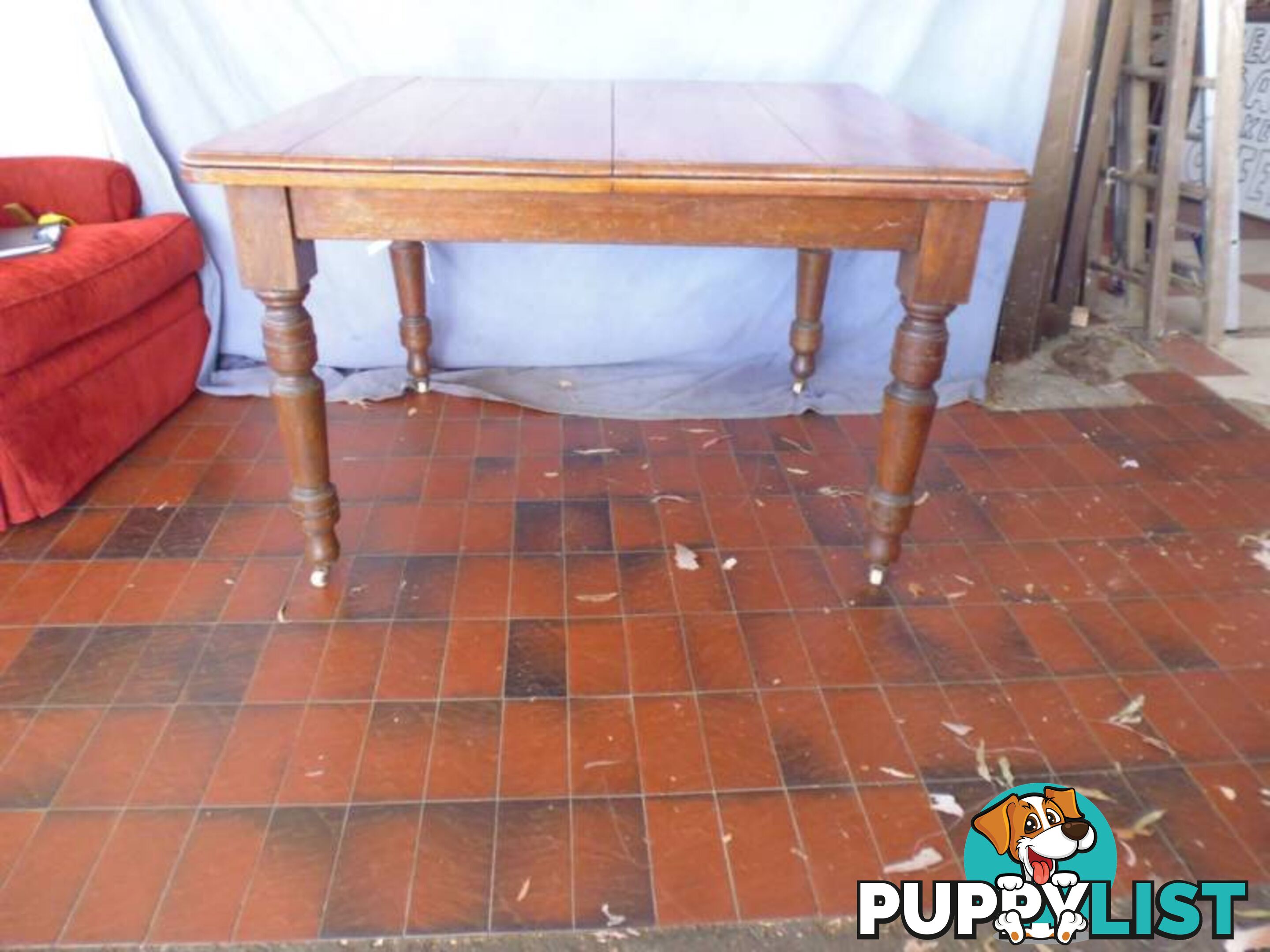 Table Small Victorian Dining Table Turned legs 369408