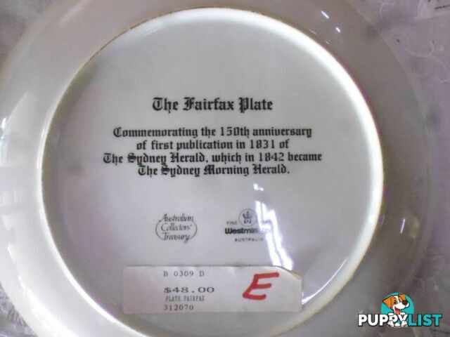 The Fairfax Plate, 312070