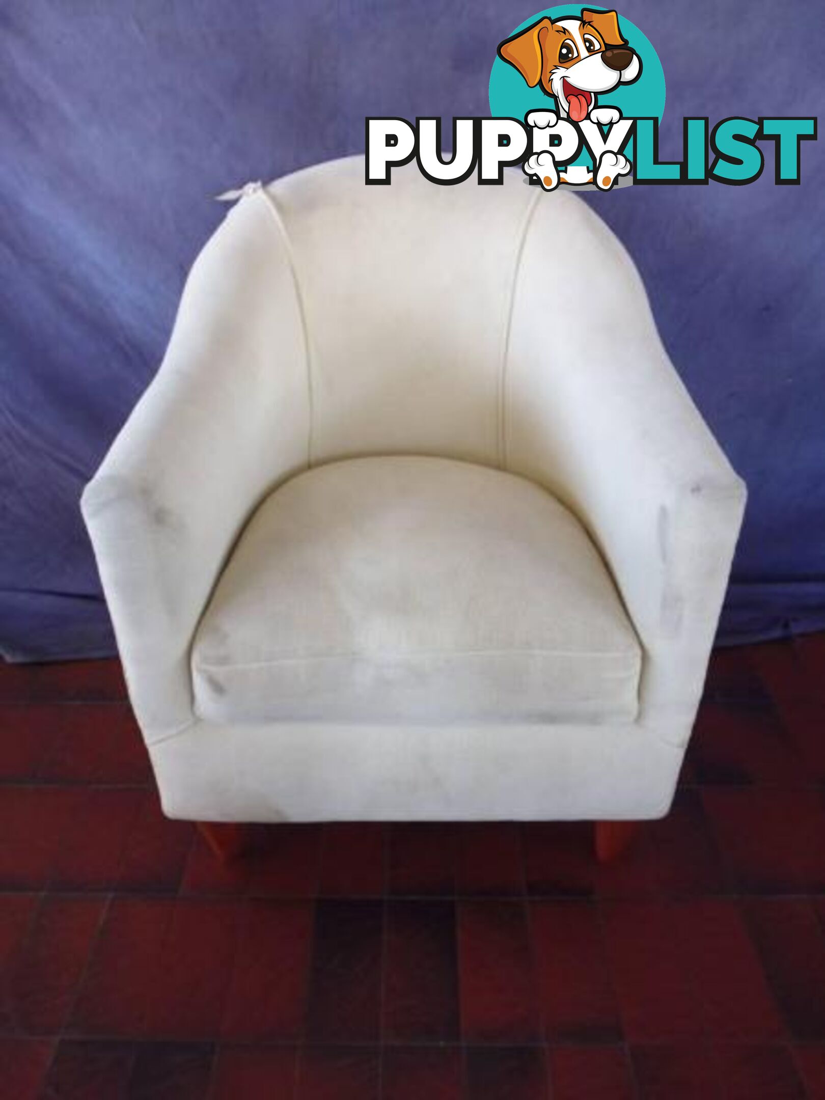 Tub Chair, White, 365700