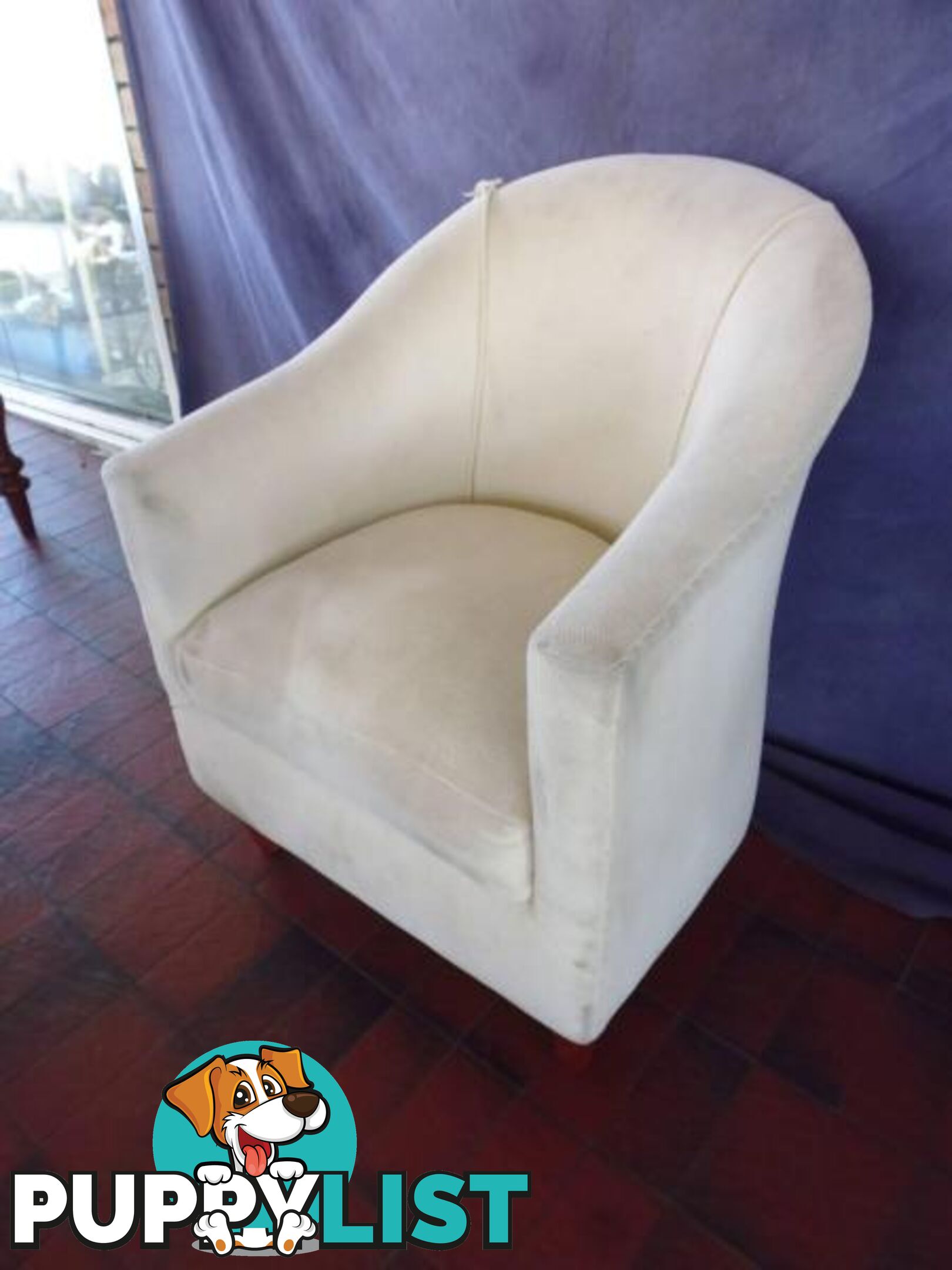 Tub Chair, White, 365700