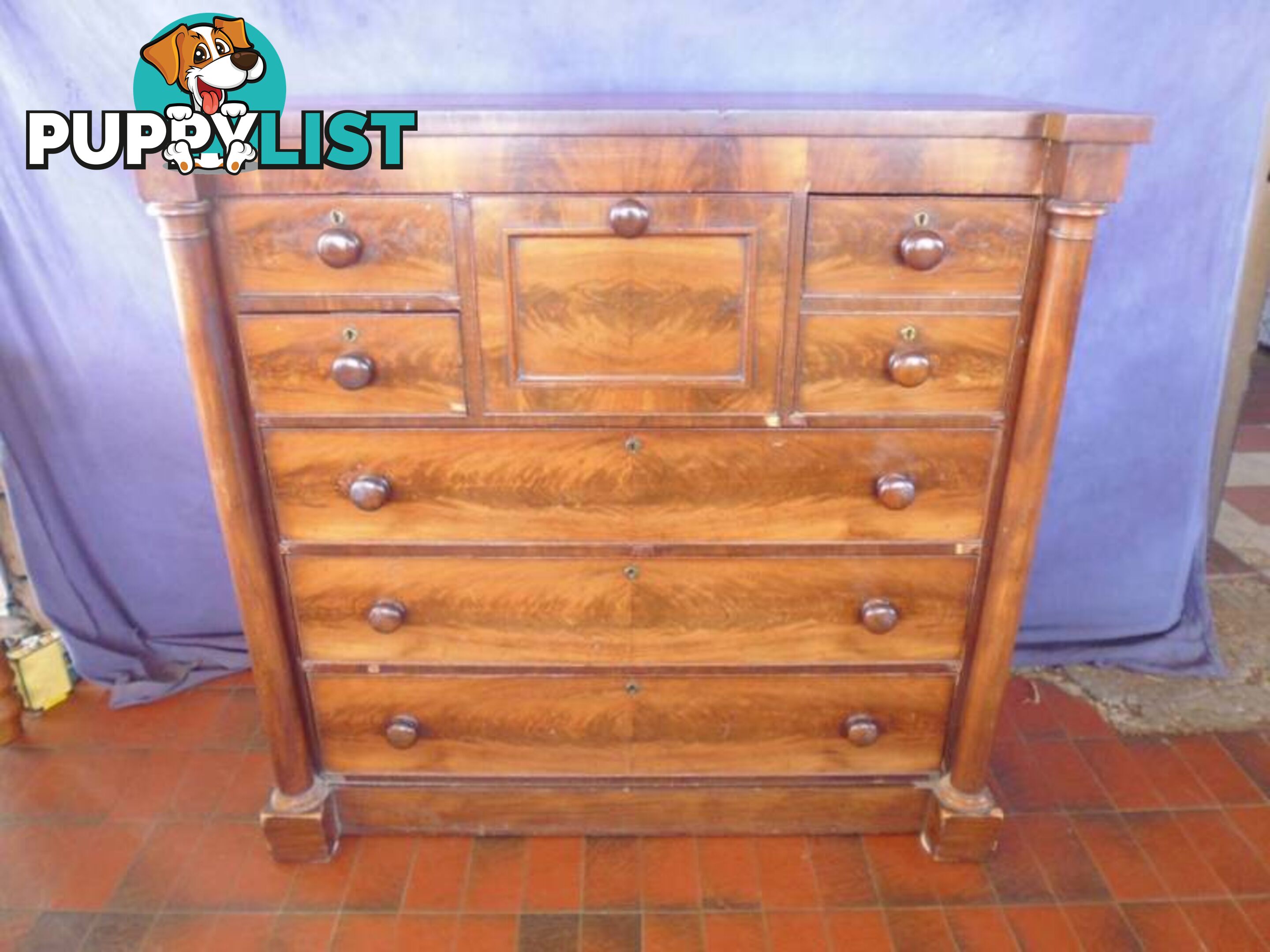 Chest of drawers, 7 Drawers, Victorian, 364806