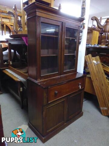 Bookcase, Secretaire, Victorian, 366394