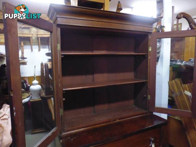 Bookcase, Secretaire, Victorian, 366394