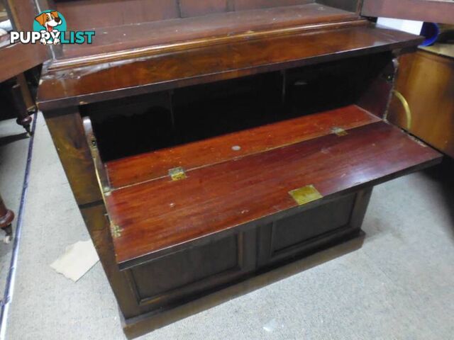 Bookcase, Secretaire, Victorian, 366394