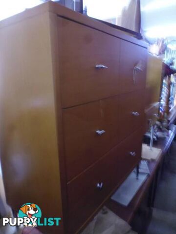 Chest Drawers Chrome Legs 369448