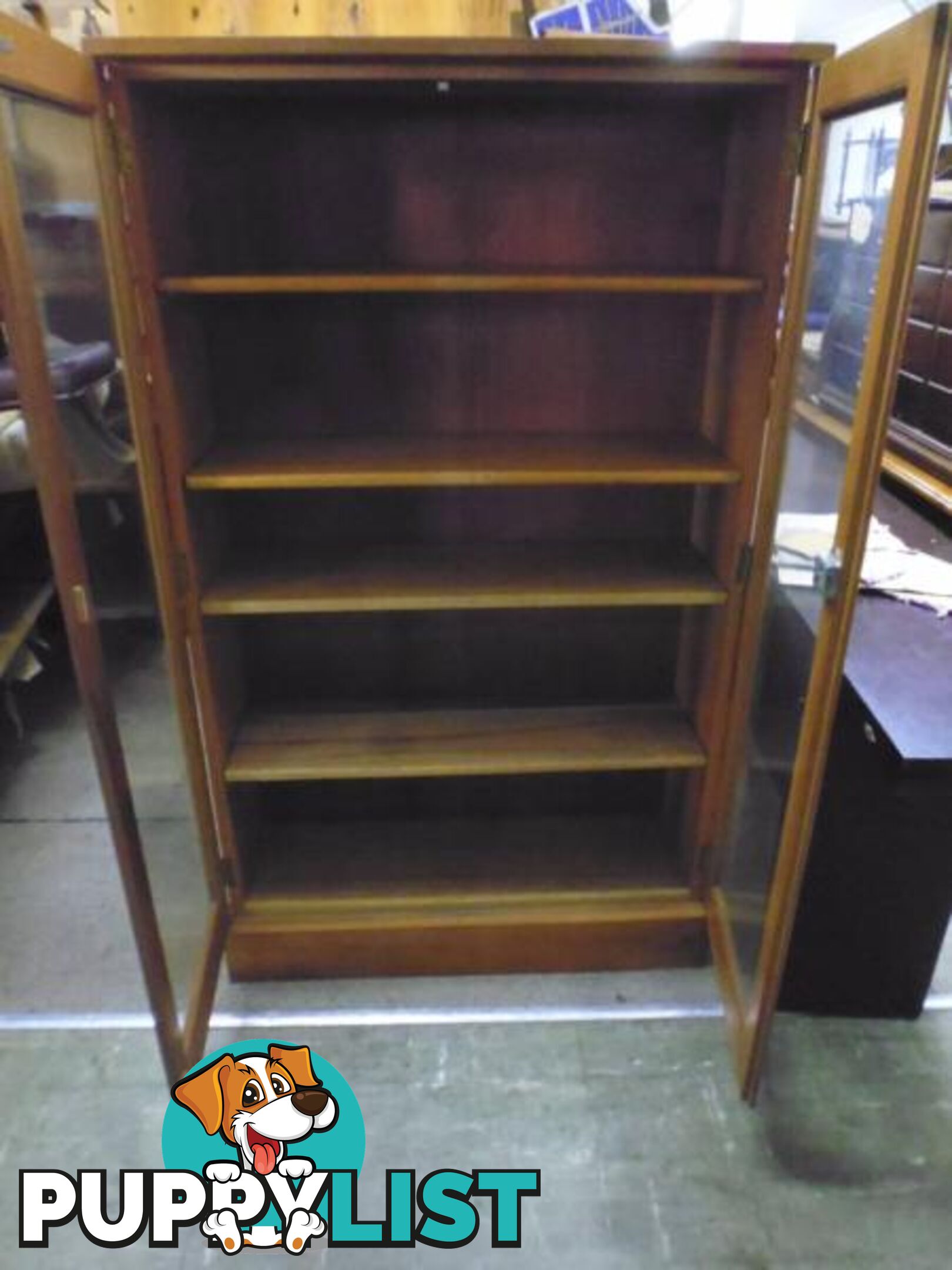 2 Door Bookcase, 370099