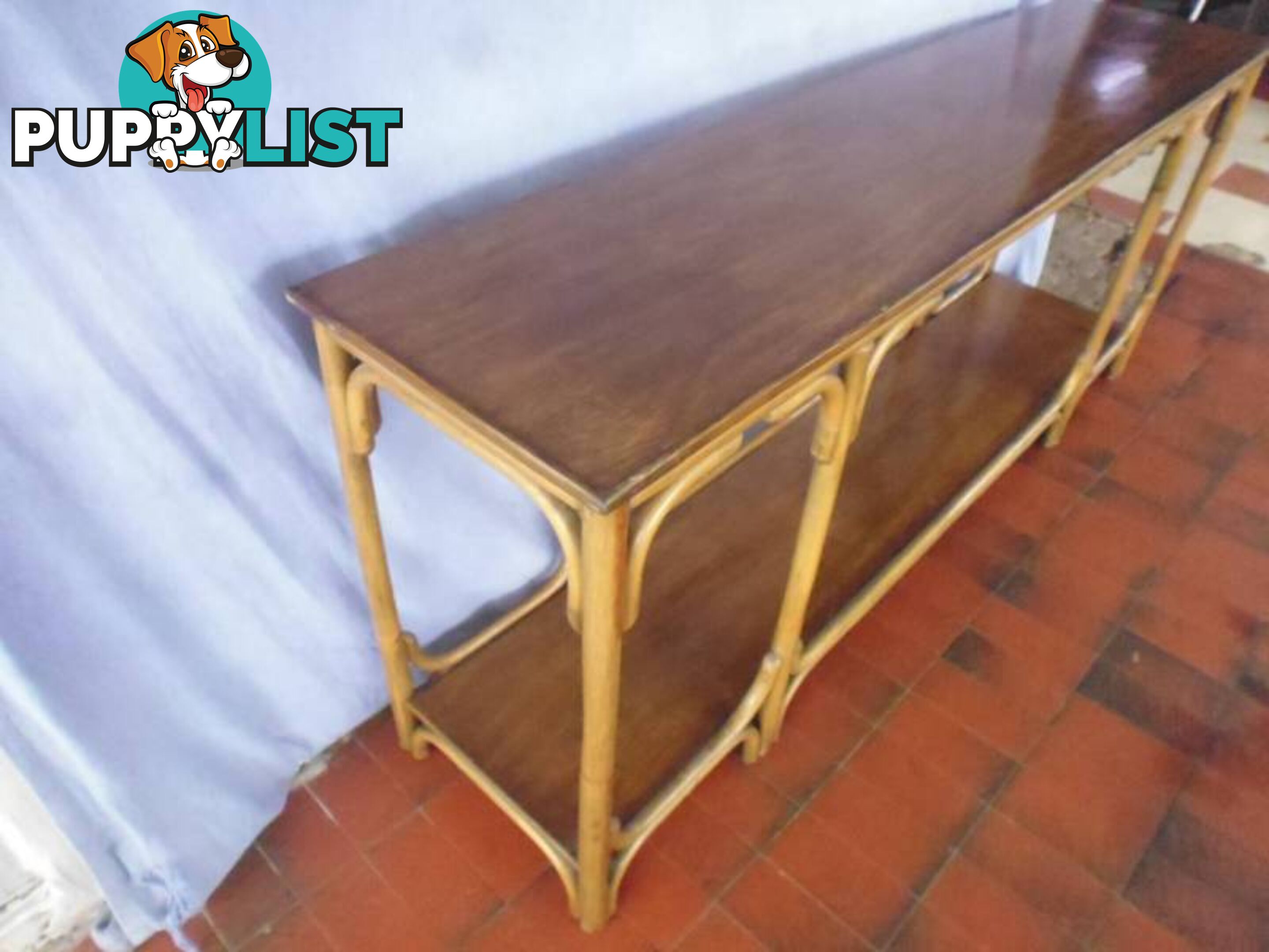 Cane Hall Table, 370138