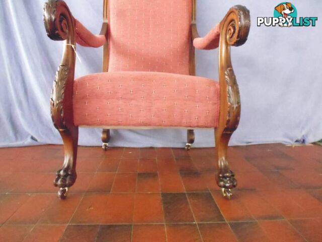 Indonesian Reproduction Carved Chair, 370048
