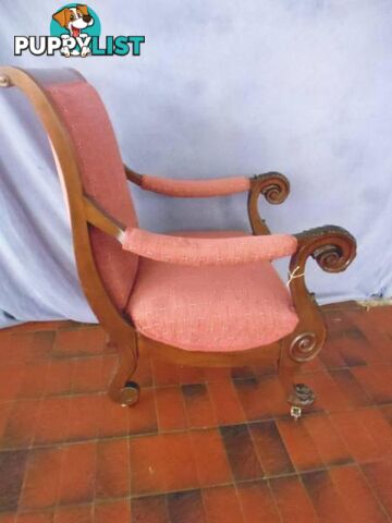 Indonesian Reproduction Carved Chair, 370048