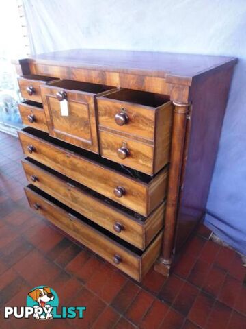 Chest of Drawers, Victorian, 7 Drawers, 364806