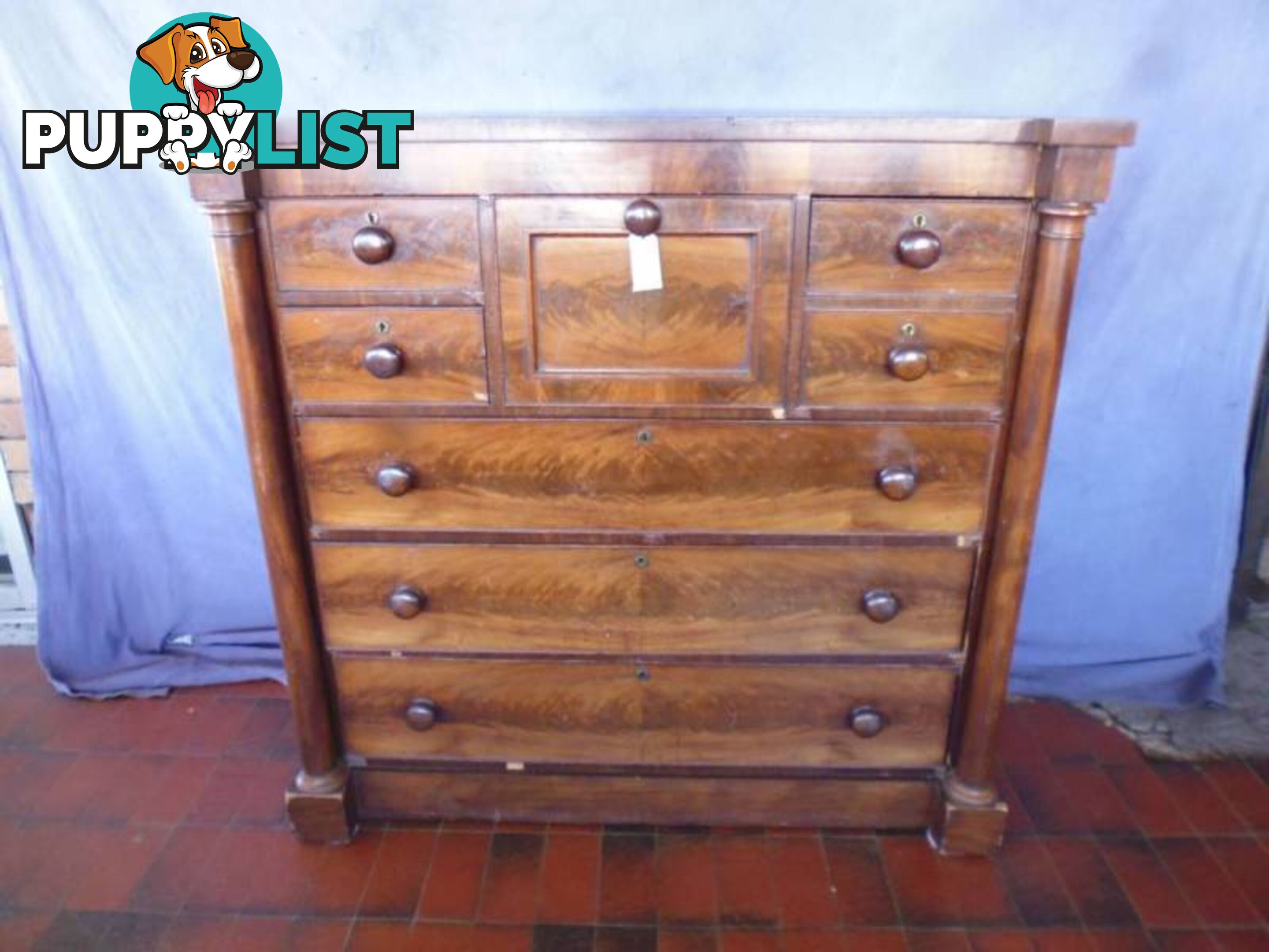 Chest of Drawers, Victorian, 7 Drawers, 364806