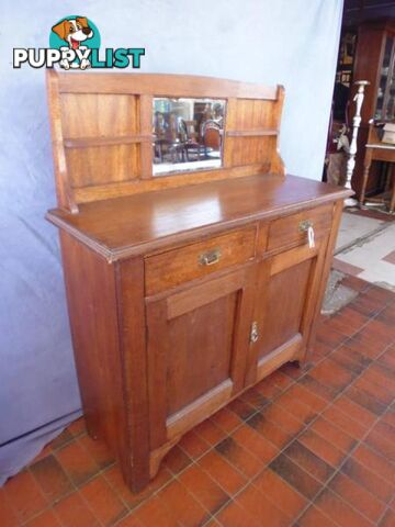 Sideboard, Oak, Mirror Back, 368788