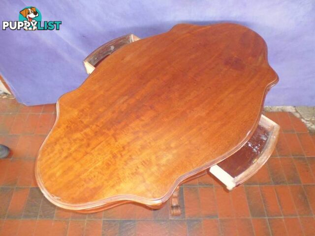 Table, Pedestal,Oval, 2 drawers 363624