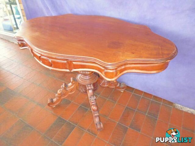 Table, Pedestal,Oval, 2 drawers 363624