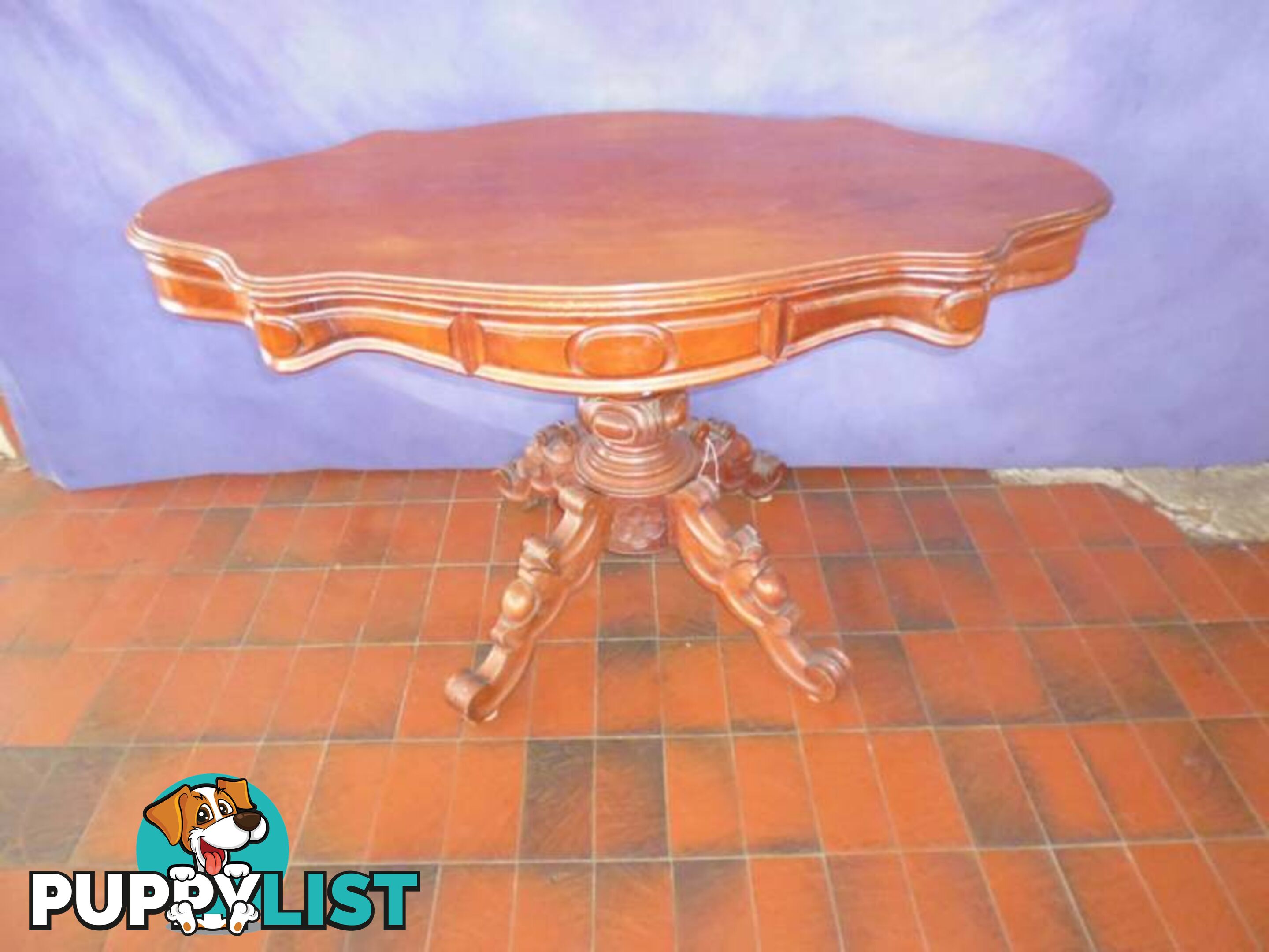 Table, Pedestal,Oval, 2 drawers 363624