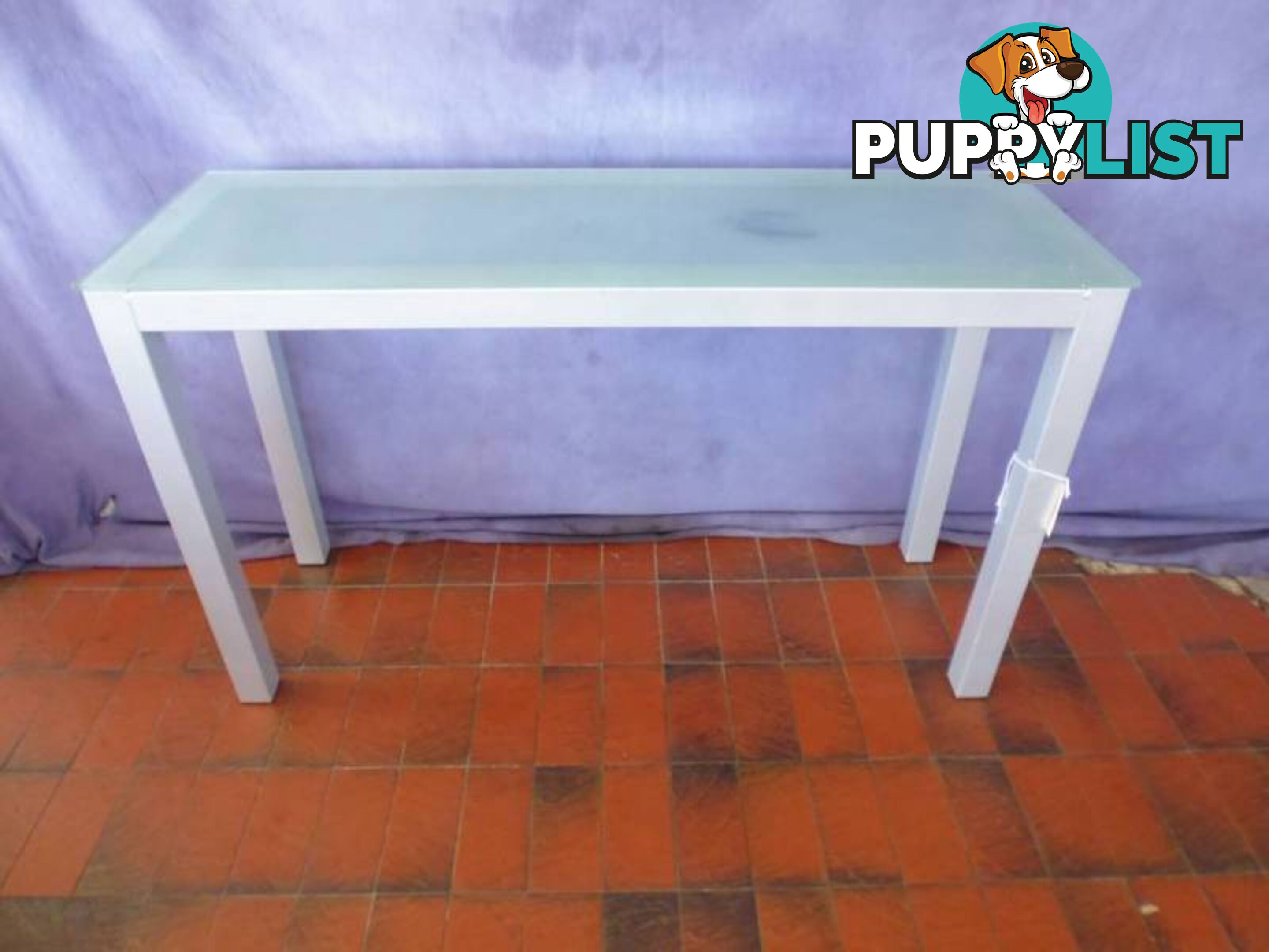 Hall Table / Console, Glass Top, 365581