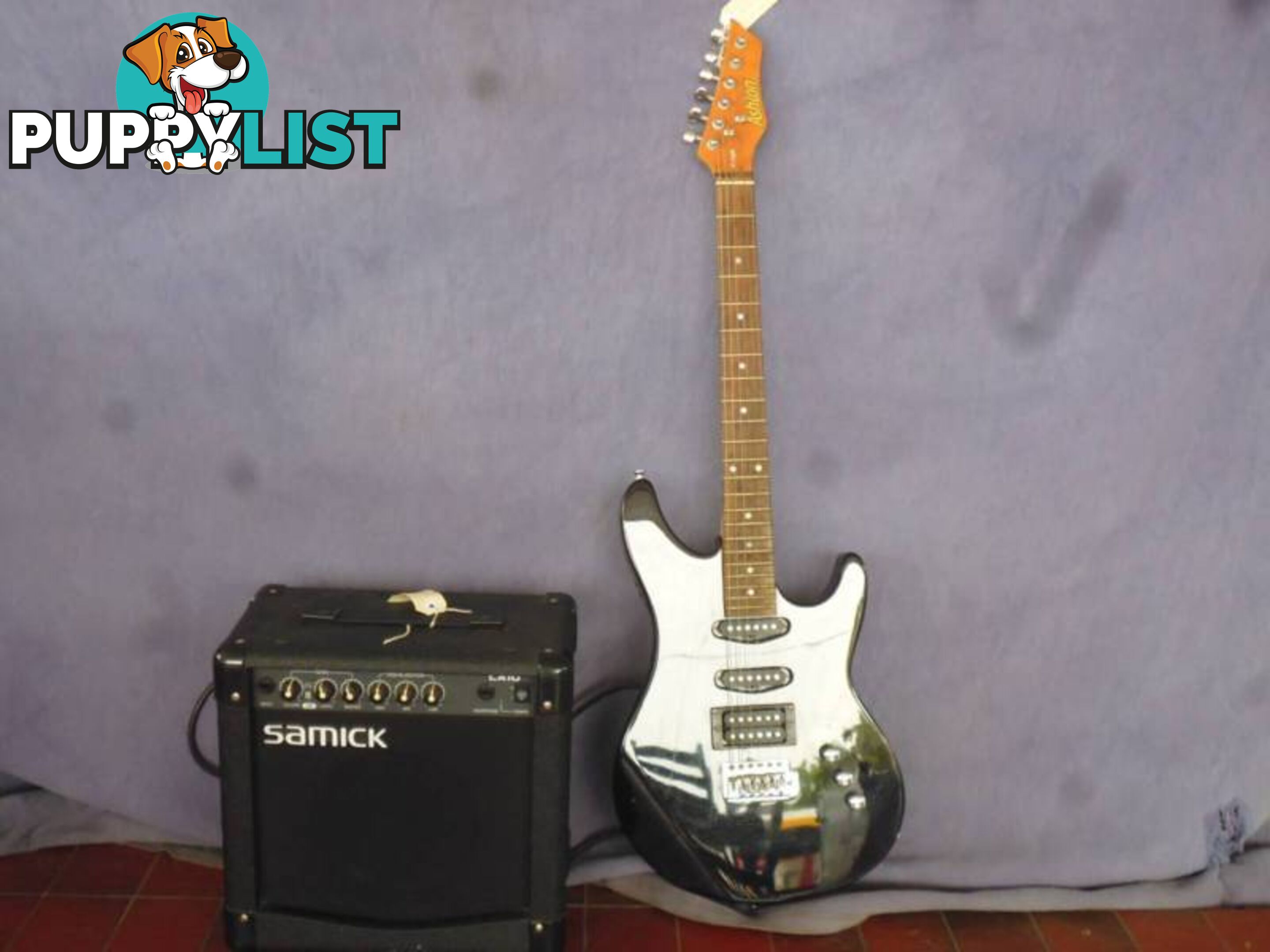 Guitar Ashton electric with Amplifier - 368224