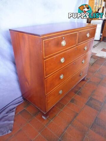 Chest of Drawers, Georgian 5 Drawer, C 1820, 366674