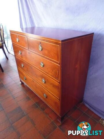 Chest of Drawers, Georgian 5 Drawer, C 1820, 366674