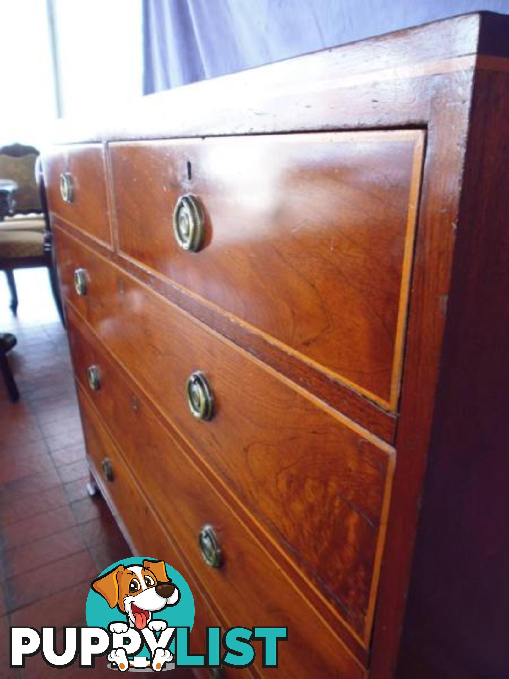 Chest of Drawers, Georgian 5 Drawer, C 1820, 366674