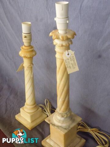 Lamp Bases 2 Alabaster - 369309