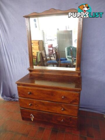 Pine, Chest of Drawers, with Mirror, 365804