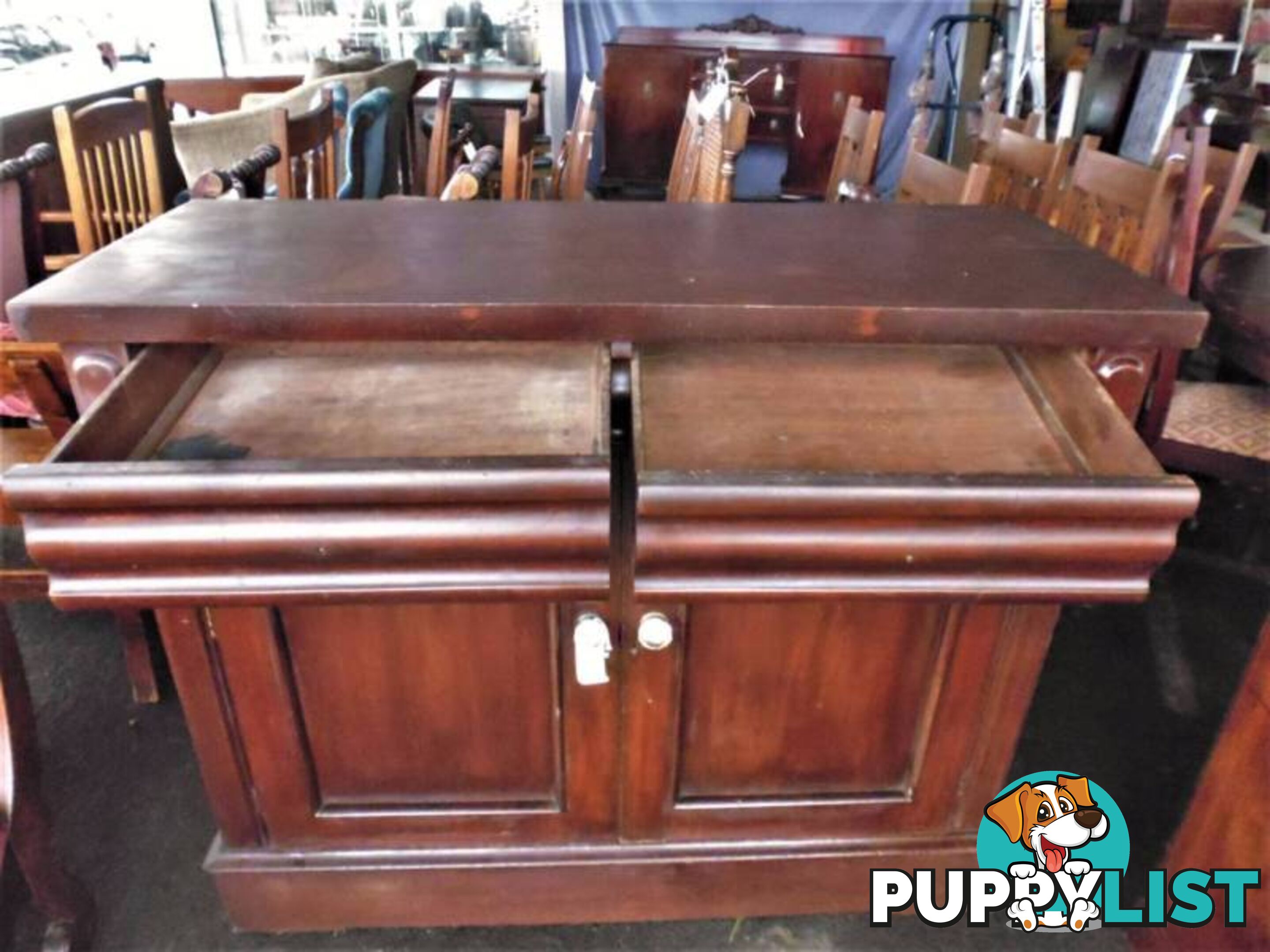 Mahogany Sideboard, 370107
