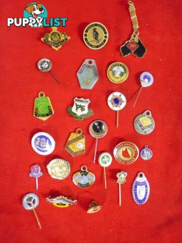 Bowling Club Pins and Emblems, 25