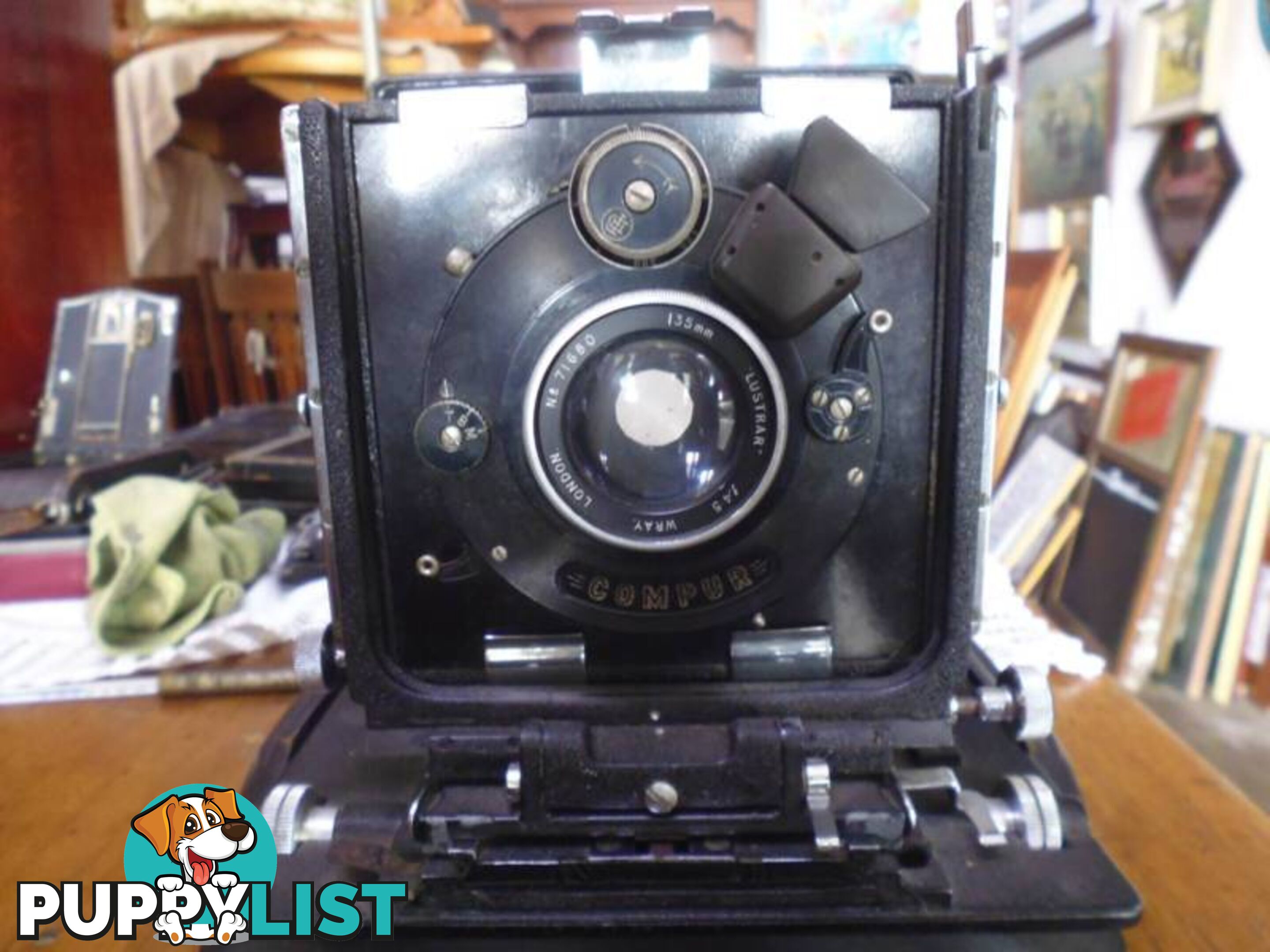 Camera Antique Compur Slide with slides 362156