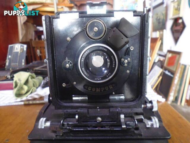 Camera Antique Compur Slide with slides 362156