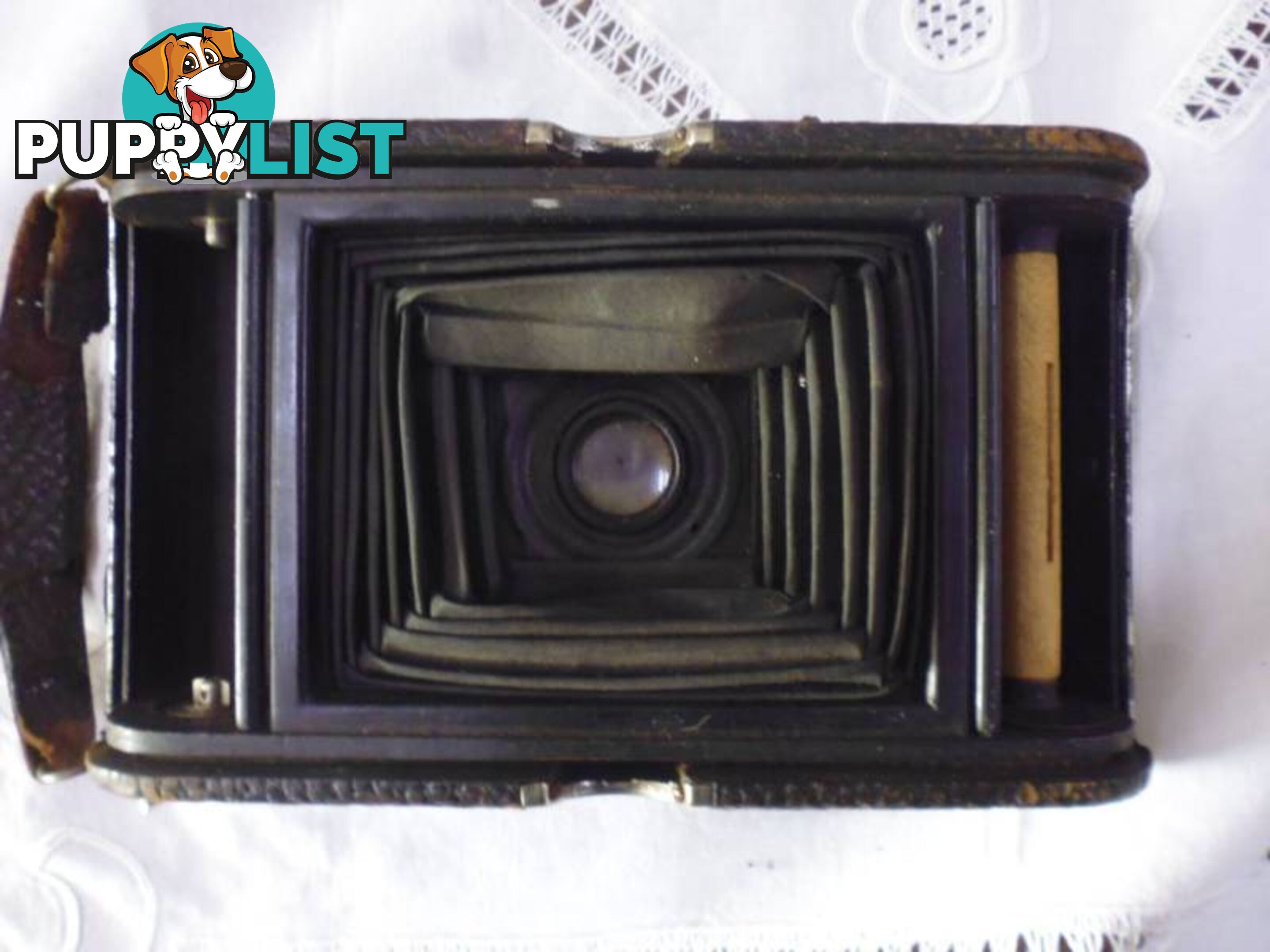 Camera Antique Compur Slide with slides 362156