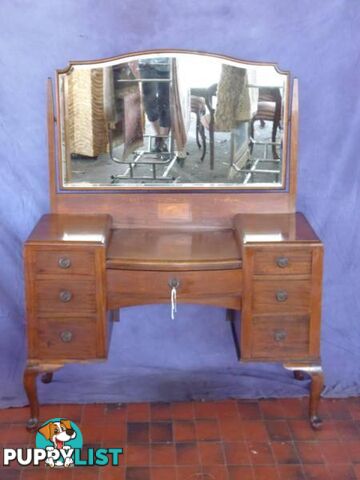 Dressing Table, Cabriole Legs, 7 Drawers, 365261