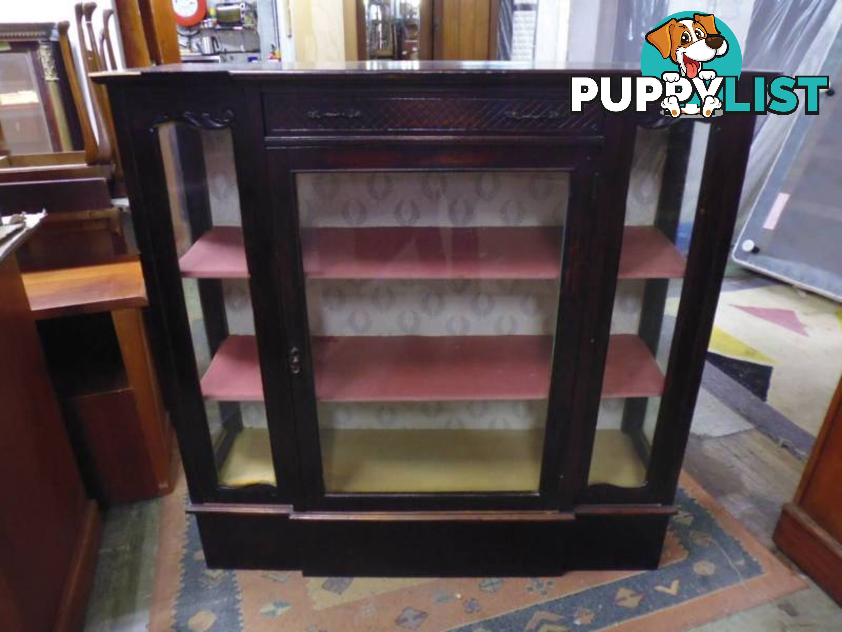 Display Cabinet, 1 Door, 1 Drawer, 368305