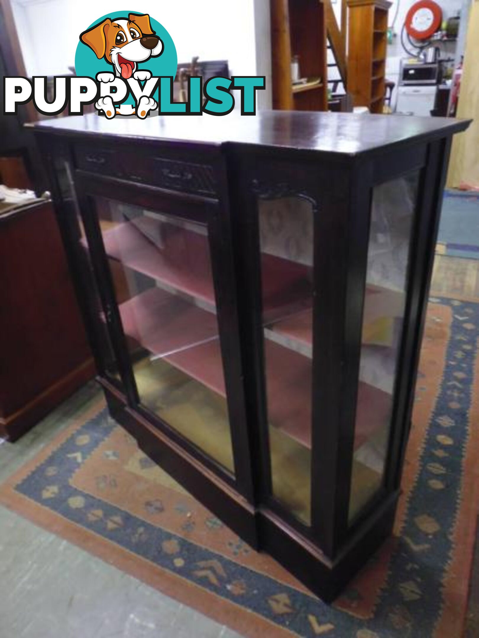 Display Cabinet, 1 Door, 1 Drawer, 368305