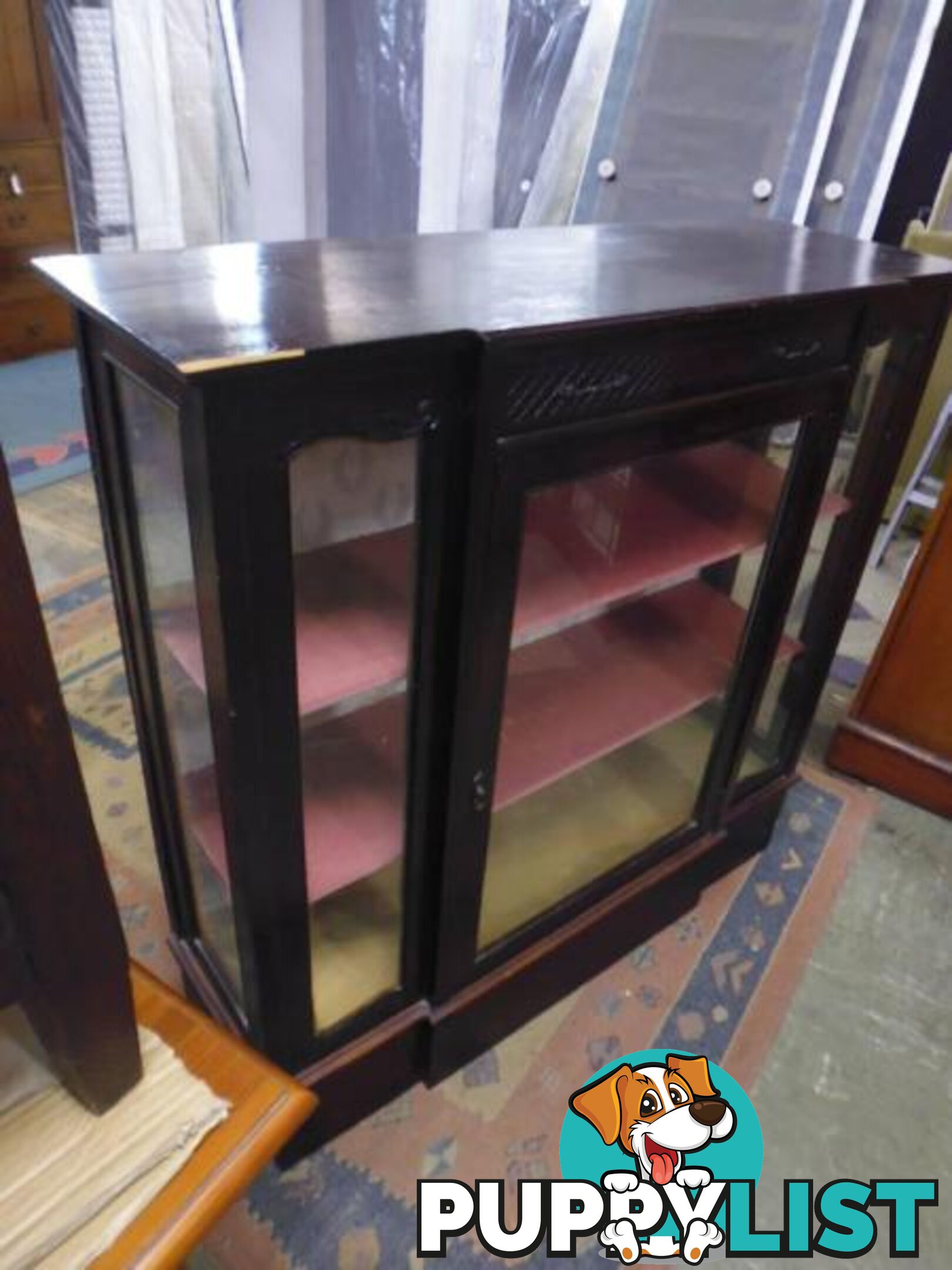 Display Cabinet, 1 Door, 1 Drawer, 368305