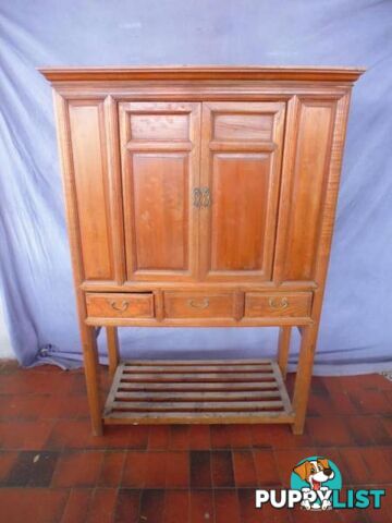 Cabinet, Chinese Rosewood, 2 Door, 3 Drawer, 368525