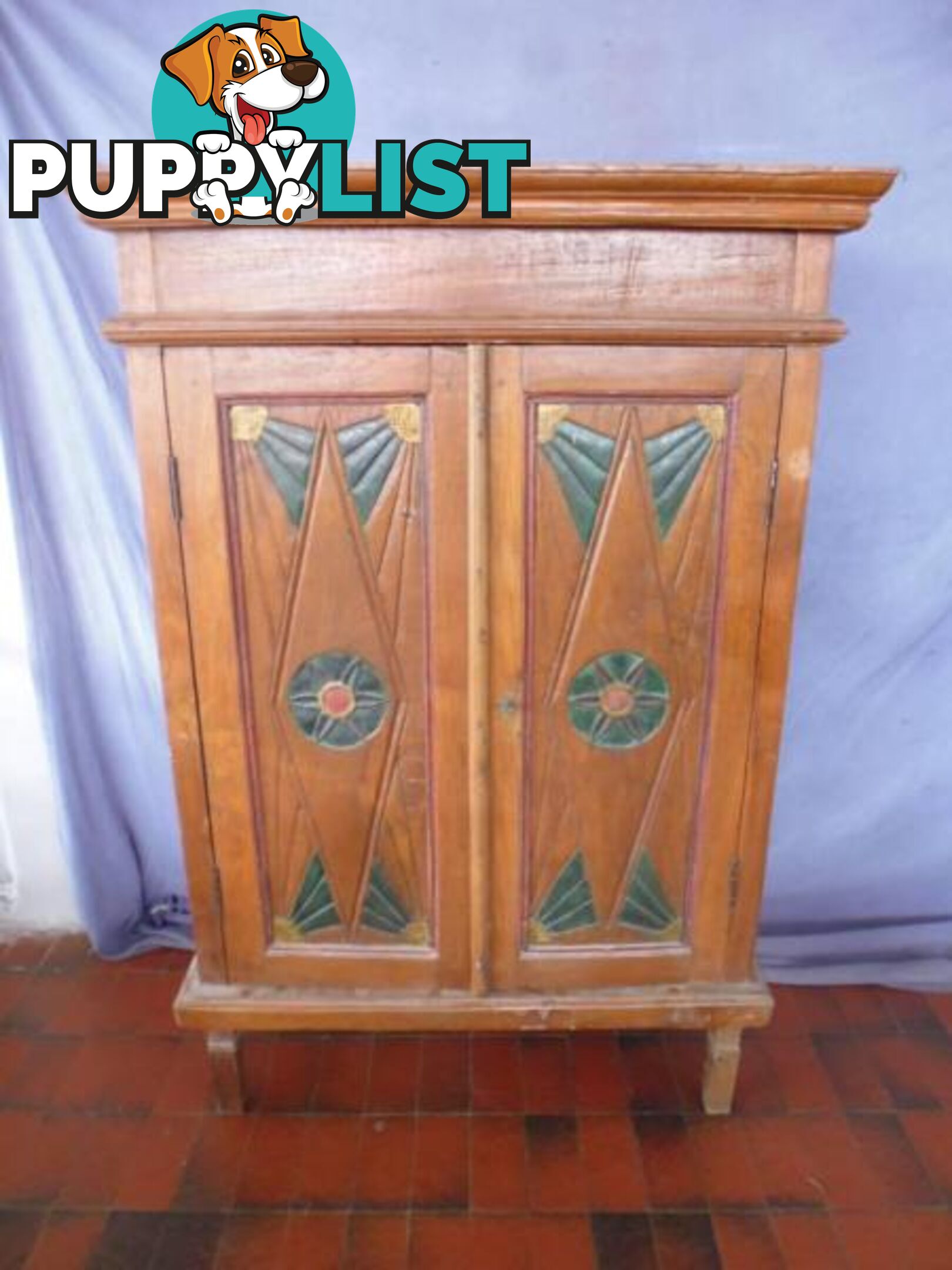 Cabinet, Chinese Rosewood, 2 Door, 3 Drawer, 368525