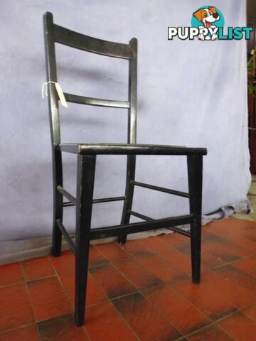 Chair, Black, Spindle Back, 359393