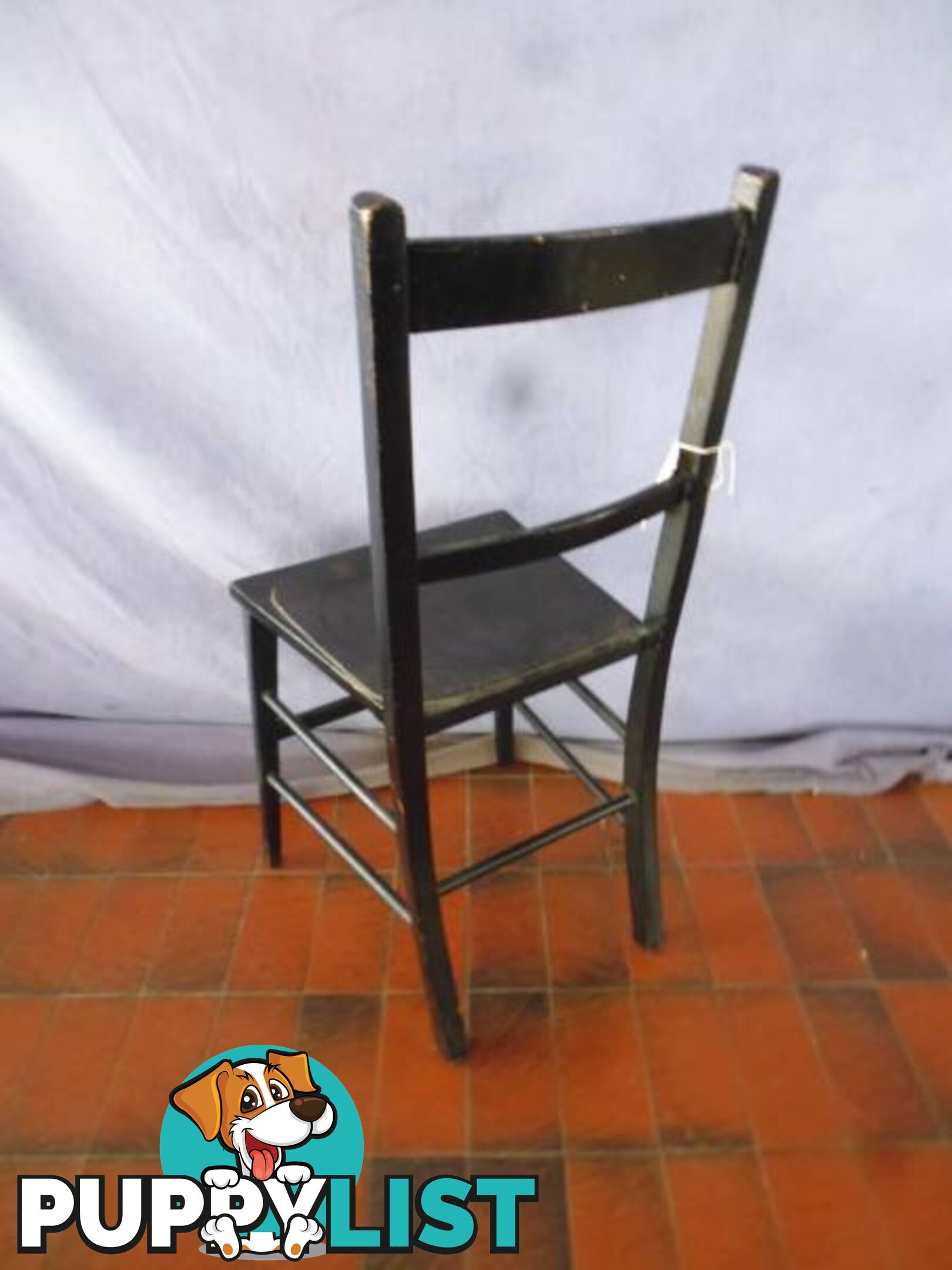 Chair, Black, Spindle Back, 359393